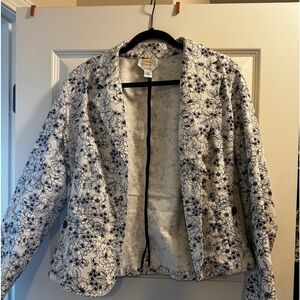 Talbots Jacket- size 12 Amazing fabric!
